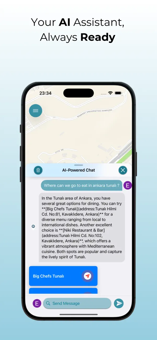 Screenshot #3 pour Map MateAI- Navigate with Chat