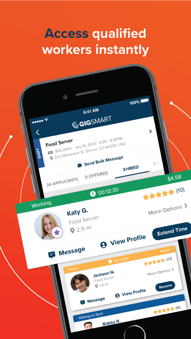 Screenshot 1 of GigSmart Get Workers App