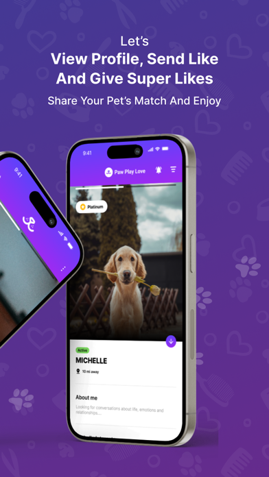 Paw Play Love iPhone screenshot 6 - Social Networking app
