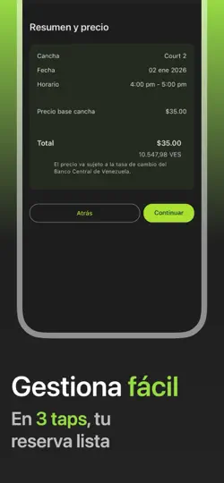 Screenshot von Cancha - Reserva Tu Jugada auf dem iPhone 3