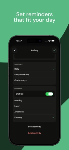 OneSet - Workout Streaks Screenshot 6 of 9