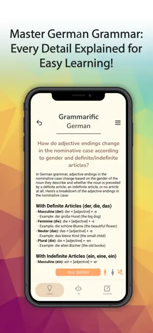 Grammarific: German Grammar screenshot 3