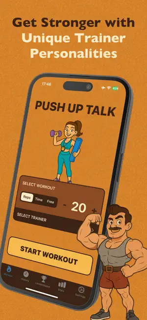 Push-up Talk screenshot 1