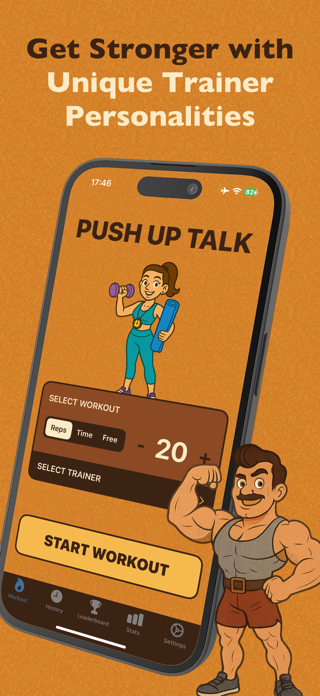 Push-up Talk Screenshot 1 of 9