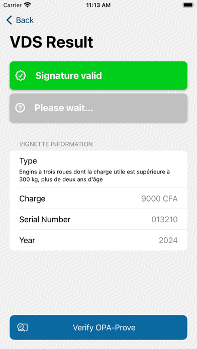 App screenshot