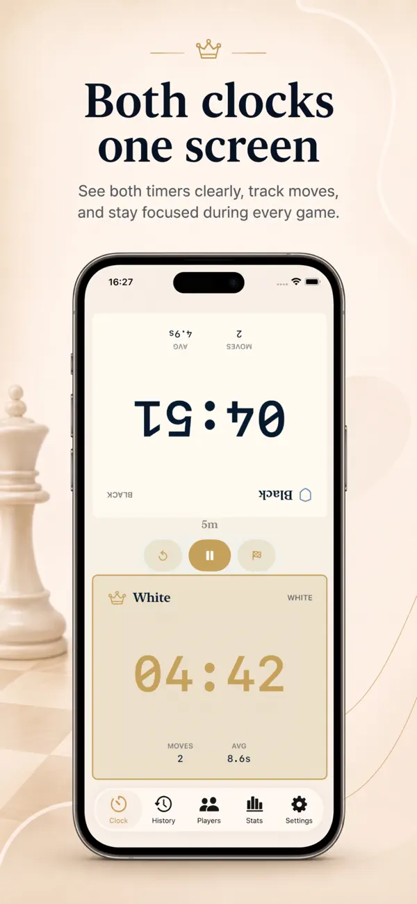 Screenshot #2 pour Pendule d'Échecs | Timer