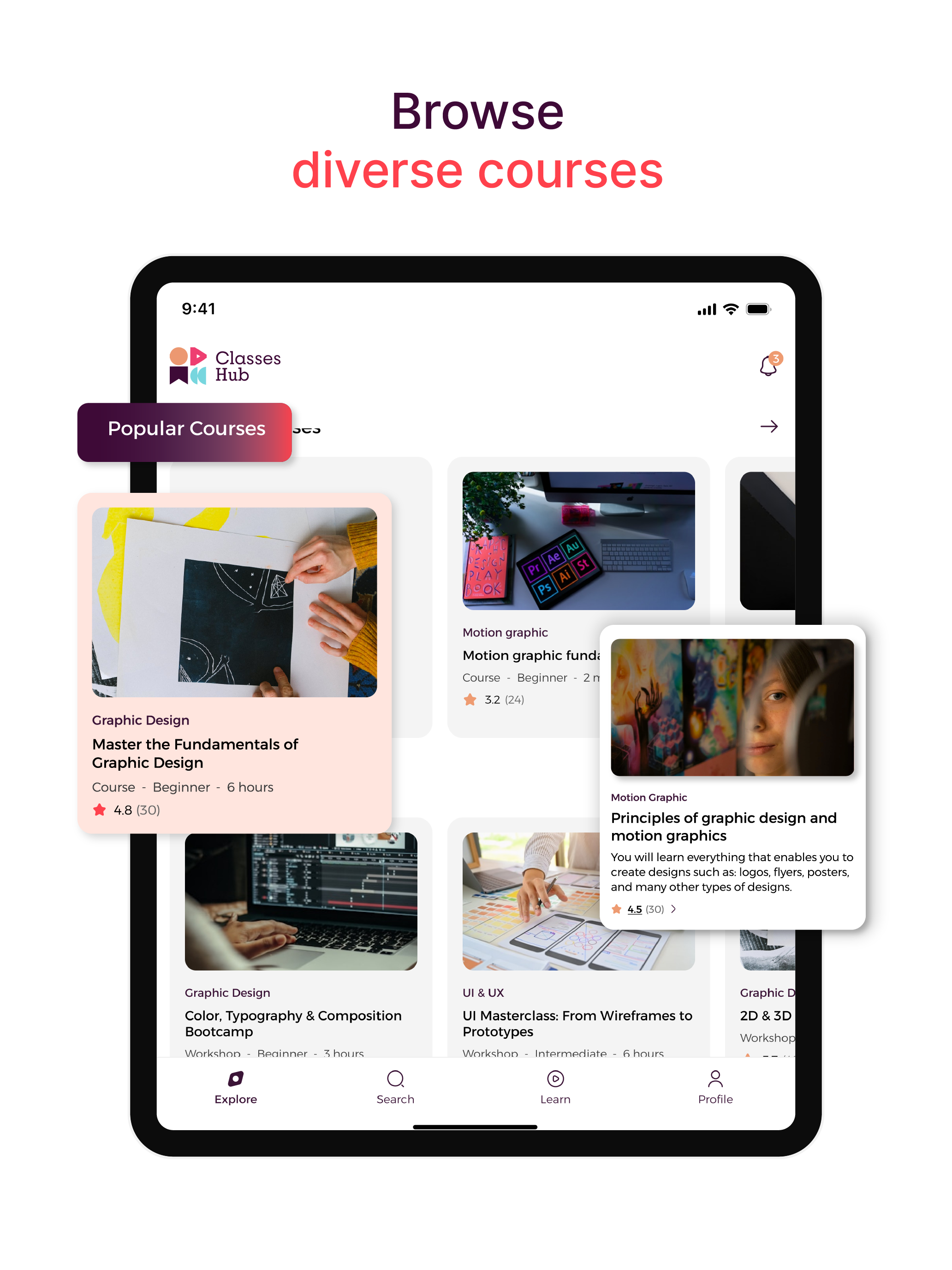 Classes Hub