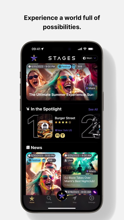 Stages: Explore the World