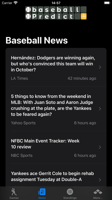 BaseballPredicts: Tips & Picks Screenshot