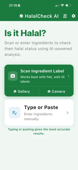 HalalCheck AI screenshot 1