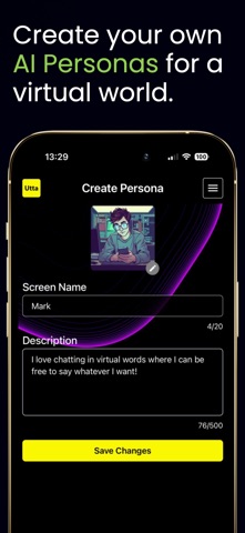 Utta: Personal Avatars iPhone screenshot