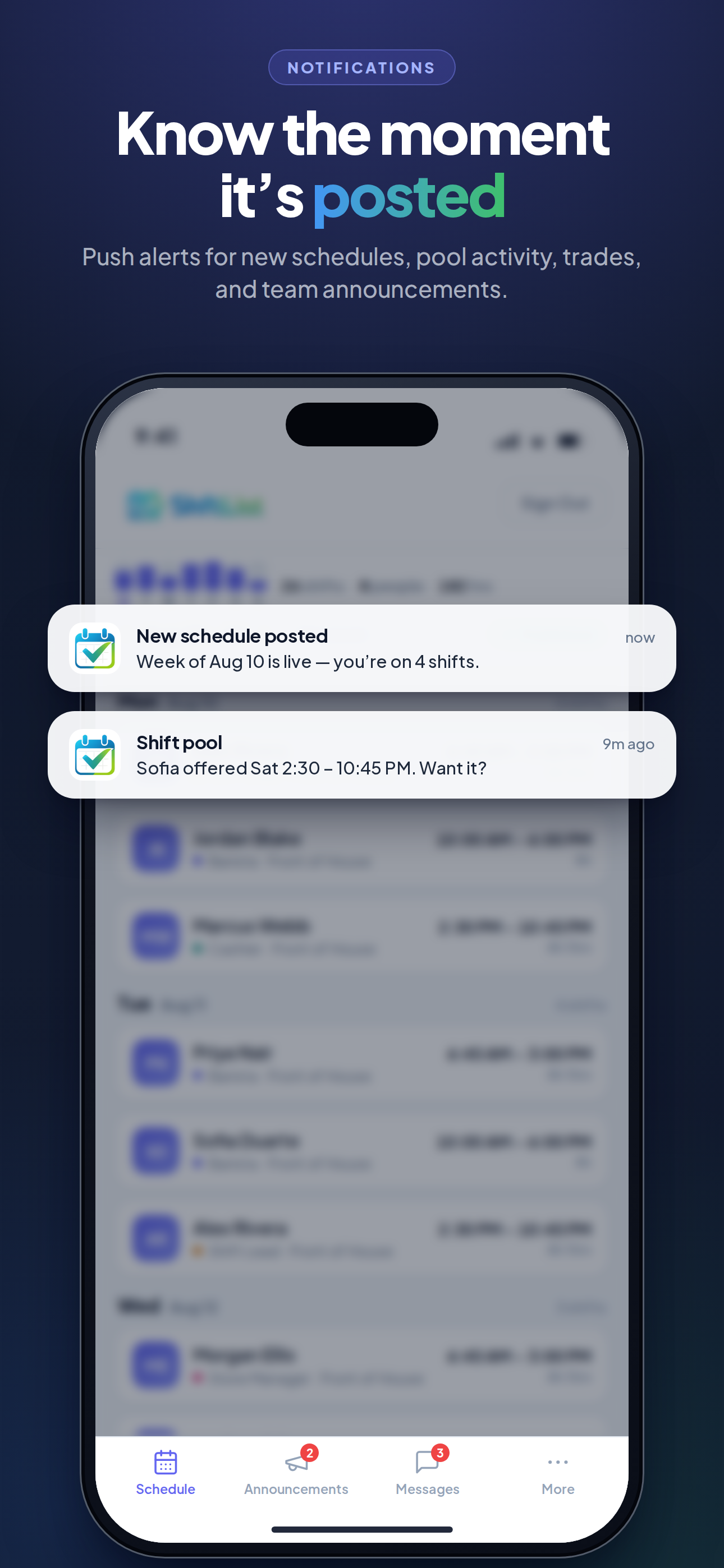 ShftList: Employee Scheduling screenshot 3