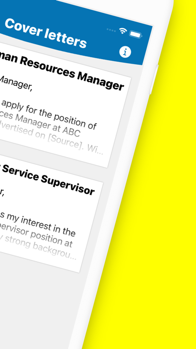 Cover Letter Creator Get Hired Screenshot