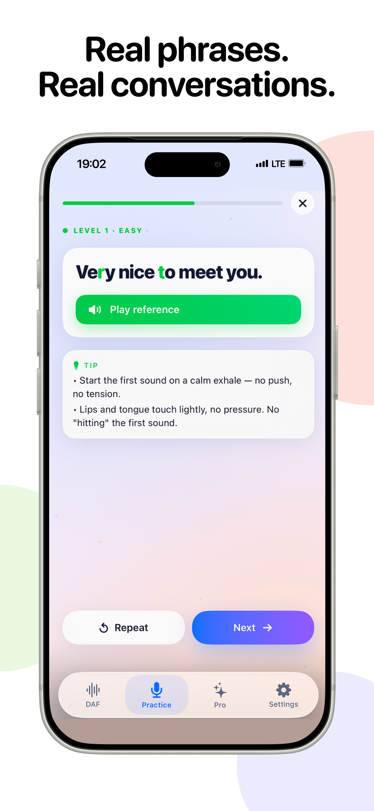StutterFlow: Stammer Therapy screenshot 4