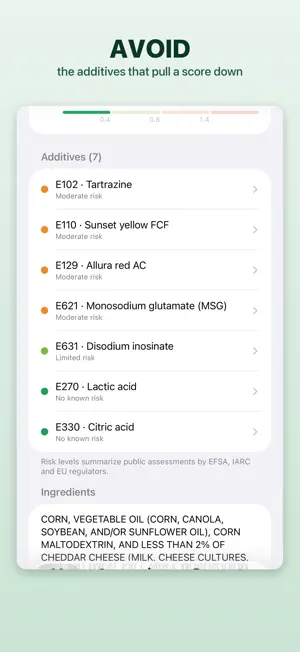 Novaz: Food & Cosmetic Scanner screenshot 4