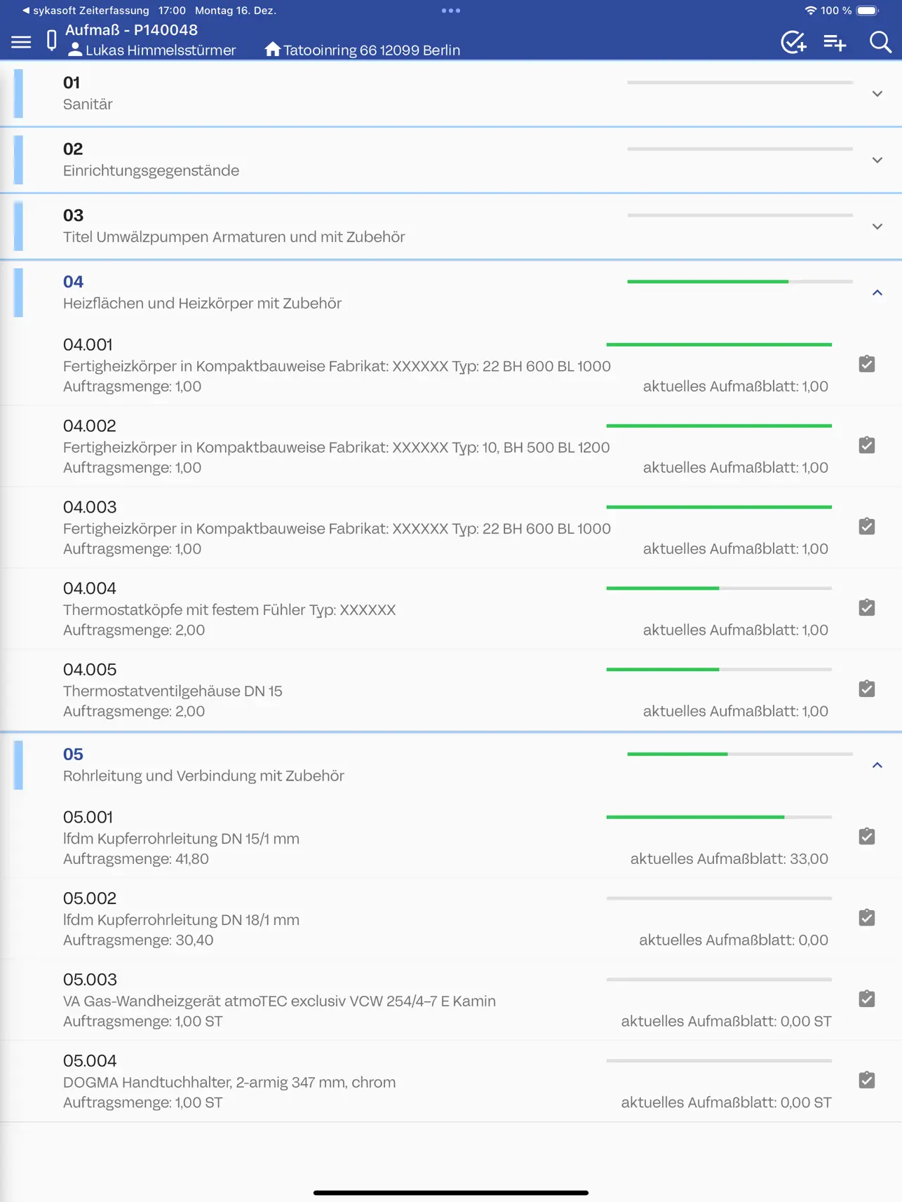 Screenshot #4 pour sykasoft Aufmaß