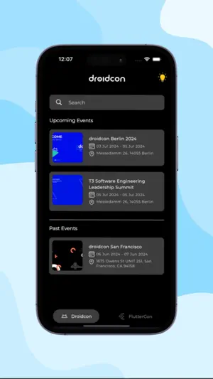 Droidcon screenshot 1