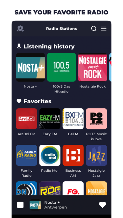 Radio Belgium FM: Online Radio Screenshot
