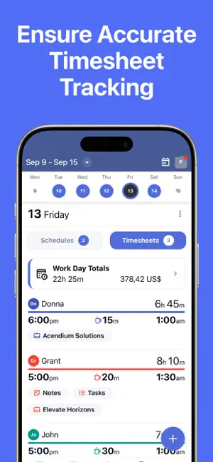 Work Hour Tracker・EmployeeLink screenshot 4