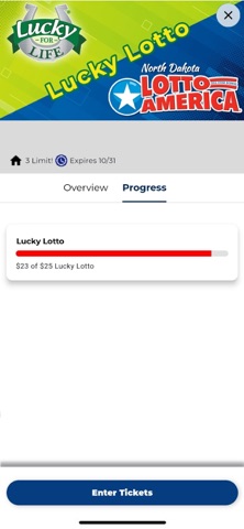 ND Lottery Players Club iPhone screenshot
