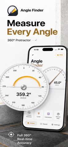 Protractor Angle Measure App Screenshot 2 of 8