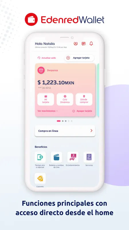 Edenred Wallet screenshot 1 of 5