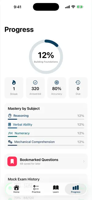 Royal Navy Recruit Test Prep screenshot 4