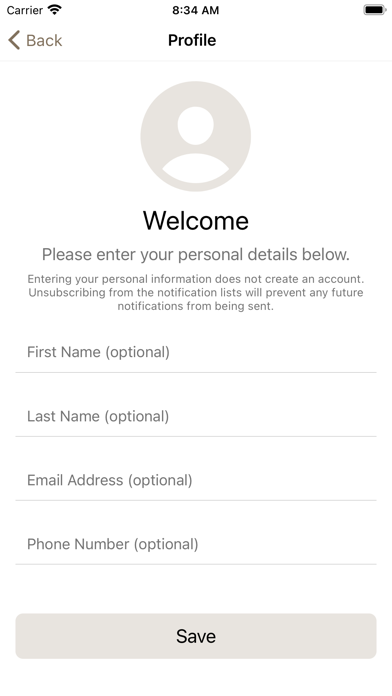 App screenshot