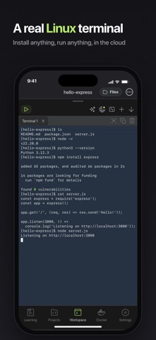 CodeSnackIDE - צילום מסך iPhone 4