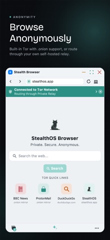 StealthOS: Private Browser Screenshot 5 of 10
