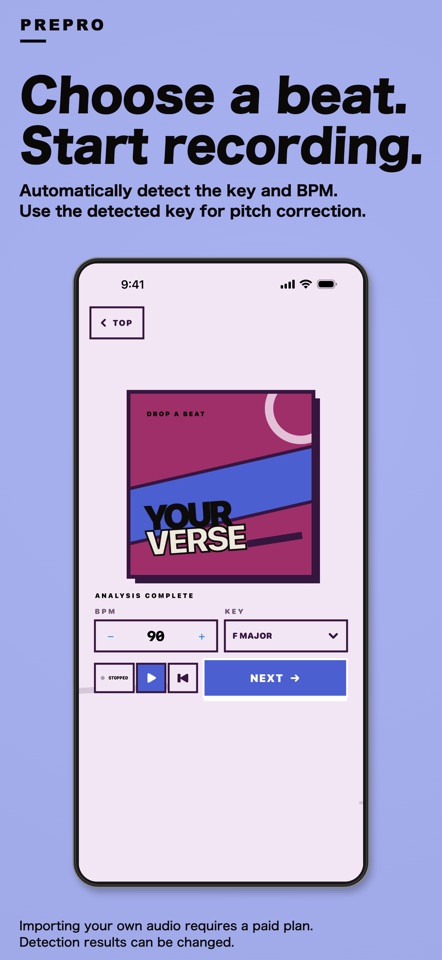 PREPRO — Vocal Demos screenshot 2