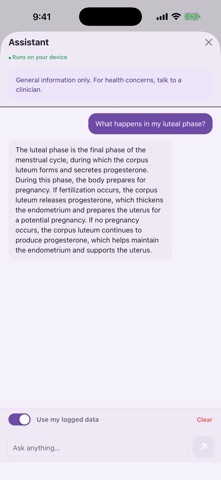 PrivateCycle: Period Tracker Screenshot 10 of 10