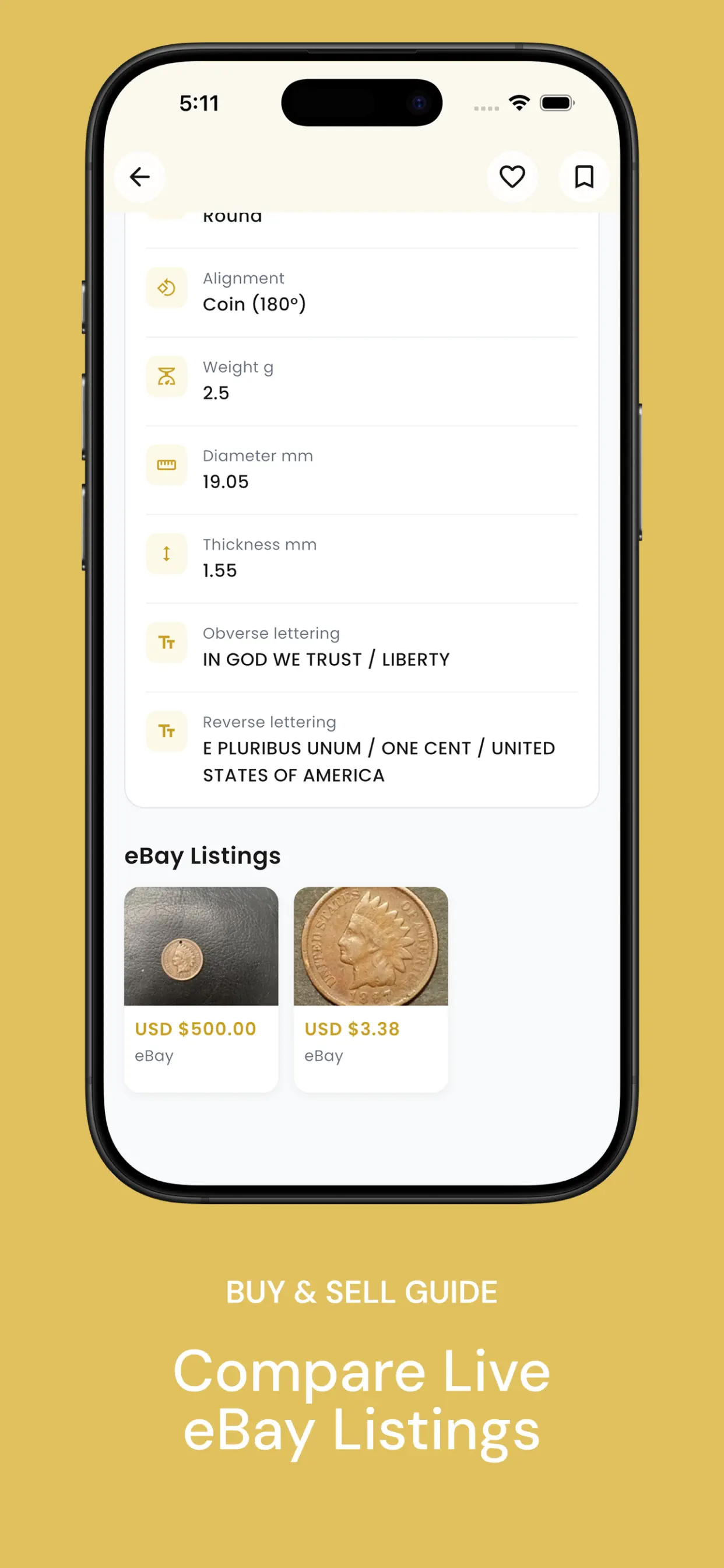 #4. Coin Identifier: Value Scan (iOS) Podle: Niral Kabariya