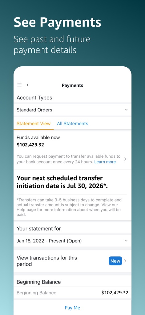 Amazon Seller - Veja Pagamentos