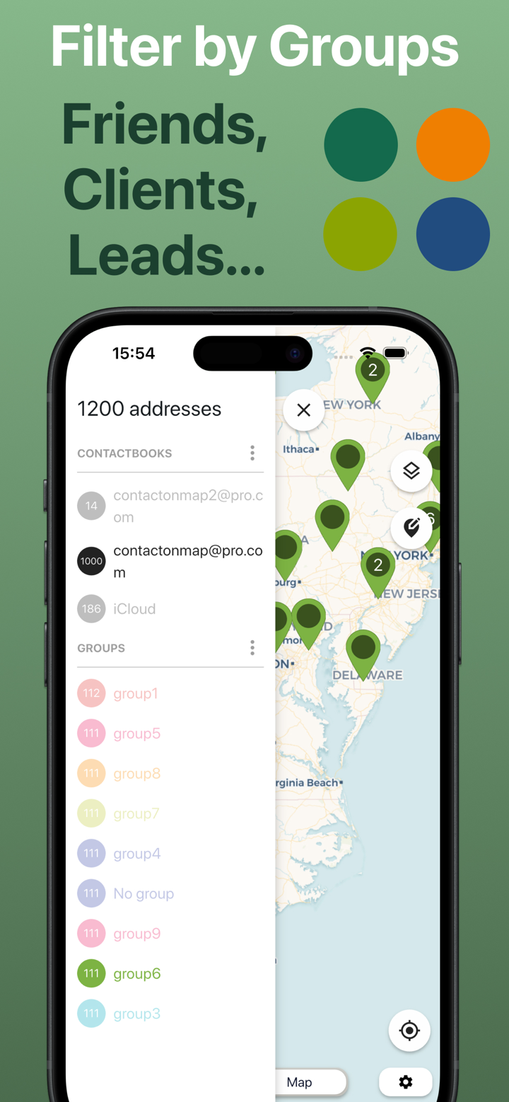 Contact Map - Address Mapping screenshot 2