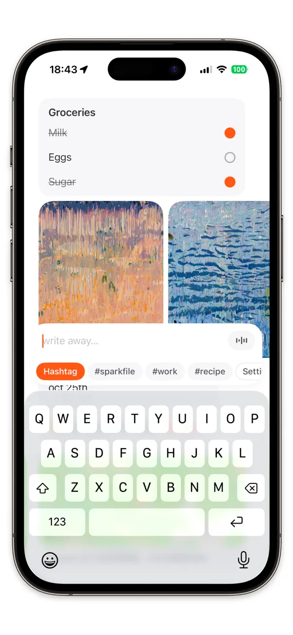 #2. echo – quick notes (iOS) Ved: Arjun Mahanti
