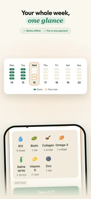 Tray: Pill & Vitamin Reminder screenshot 3