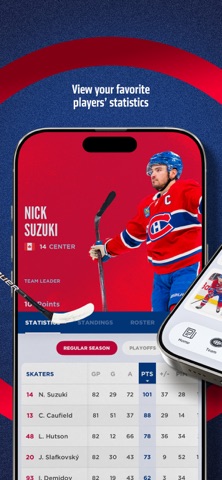 Montréal Canadiens app screenshot 3