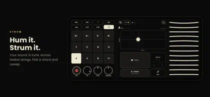 Screenshot 5 von 6 zu GLIMR: Strum Any Sound