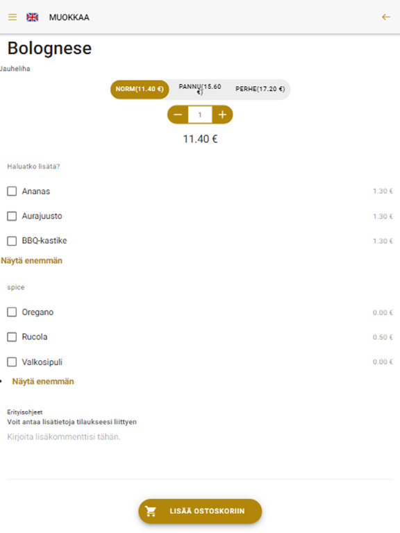 Screenshot #6 pour Pizza Kuningas Malmi