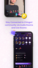 Chingari : Live conversations screenshot