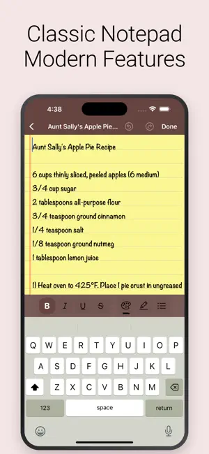 Notepad: Easy Notes & Memos screenshot 1