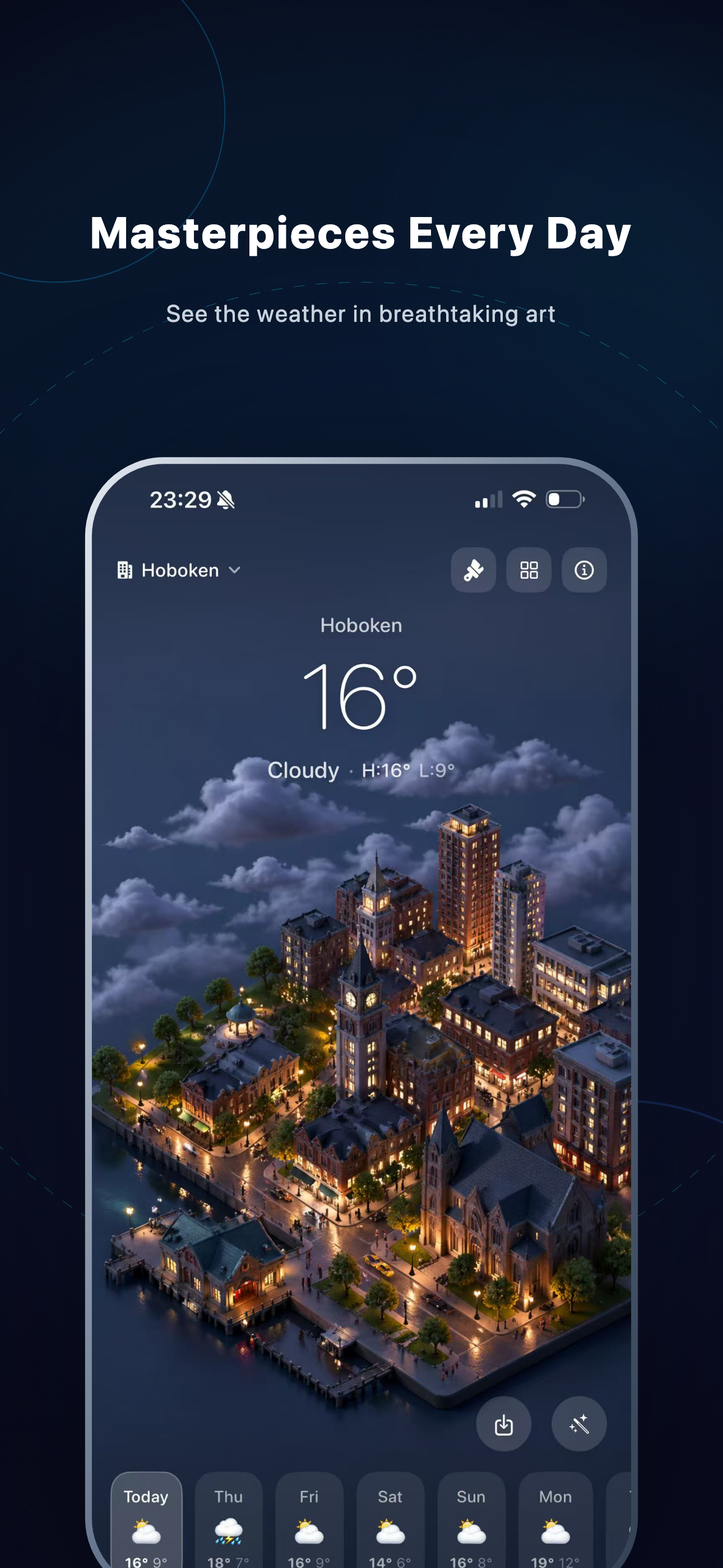 ClimeArt: AI weather art