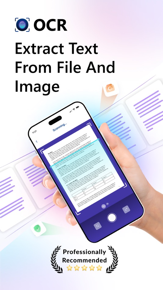 #1. OCR Scanner- image to text app (iOS) โดย: Ahmad Sattar