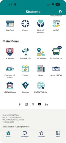 UNCW - Mobile Screenshot 2 of 9