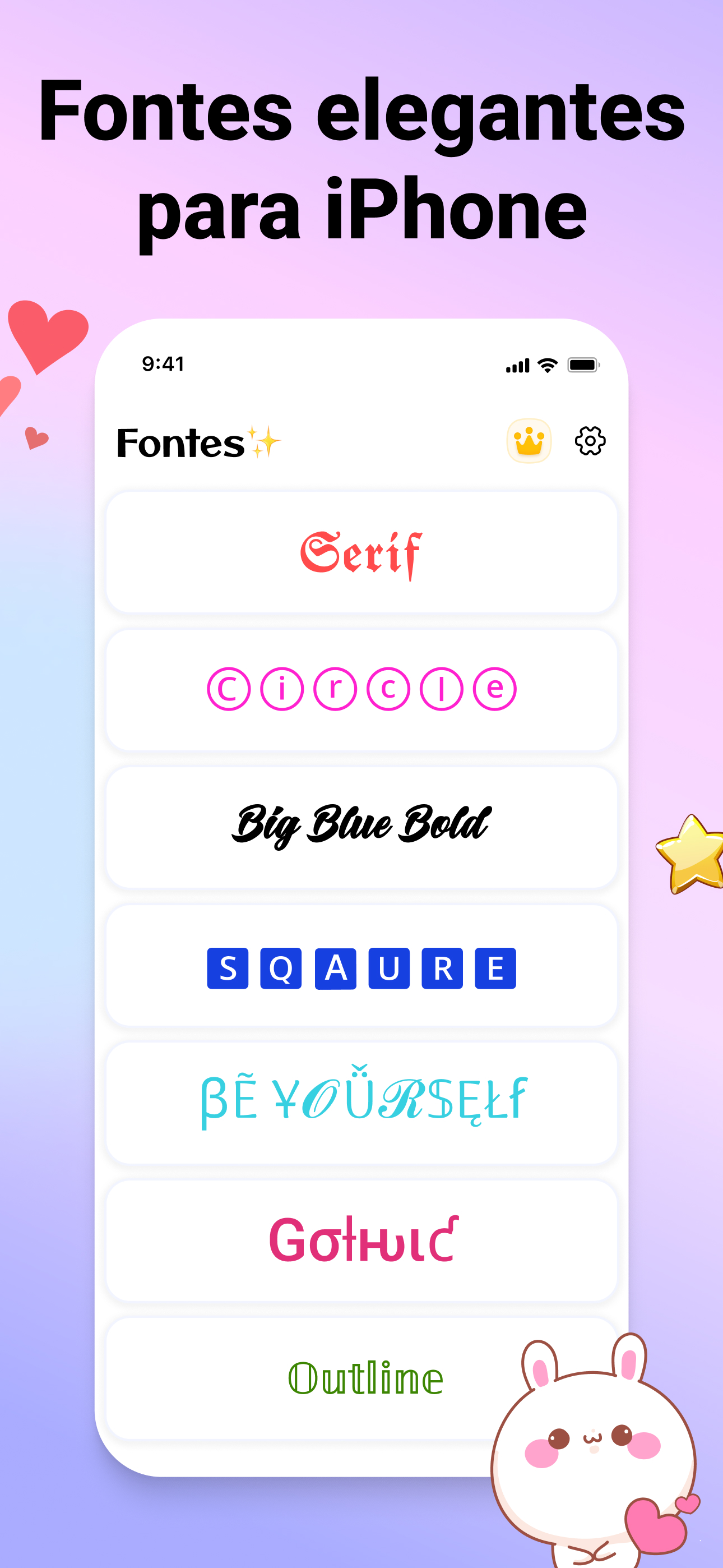 Fontes de Letras: Fonts Art