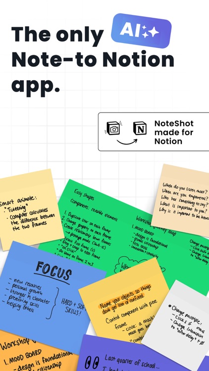 NoteShot for Notion Photo Note