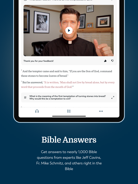 Ascension: Catholic Bible iPad screenshot 6 - Reference app