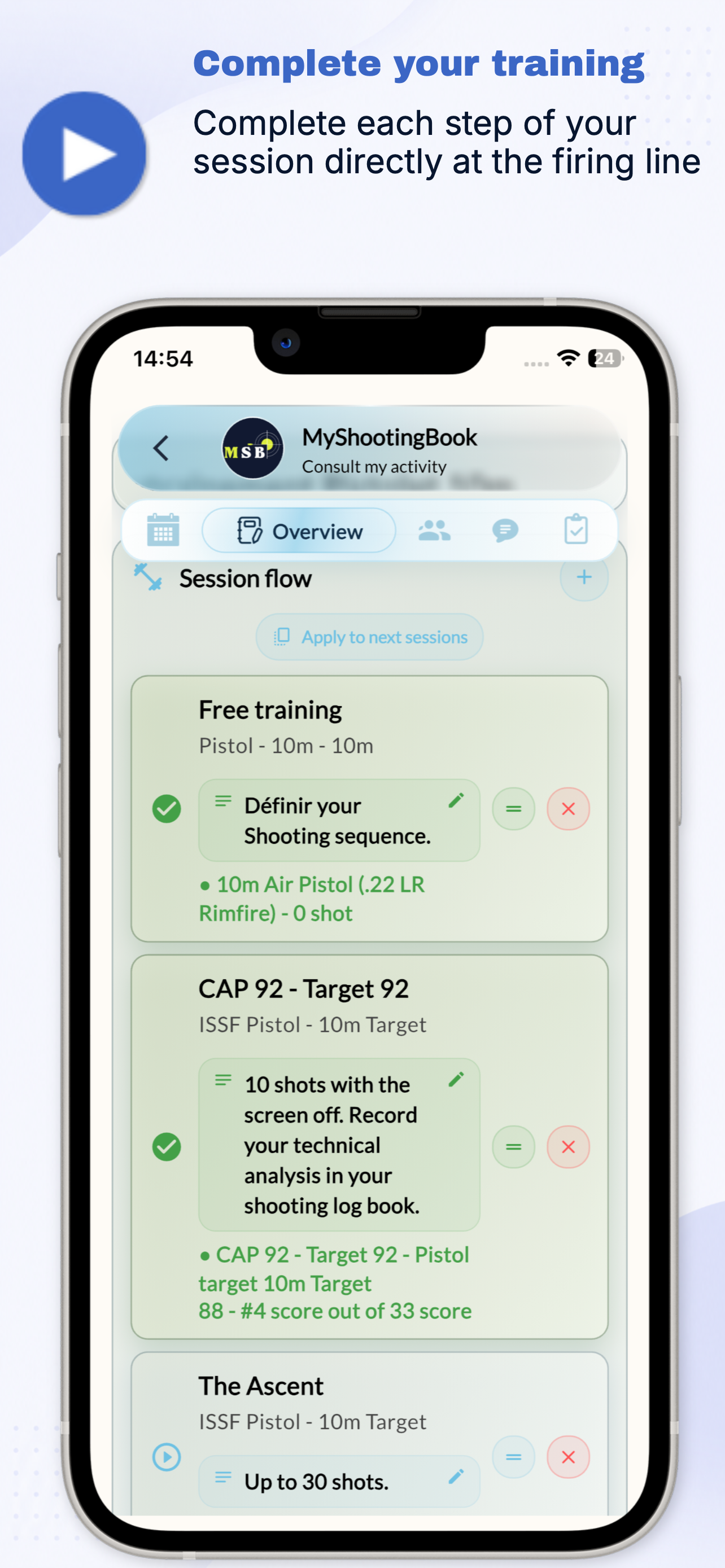 MyShootingBook screenshot 3