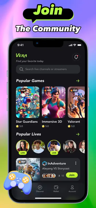 Vera - Live Stream, Chat, Game screenshot 1